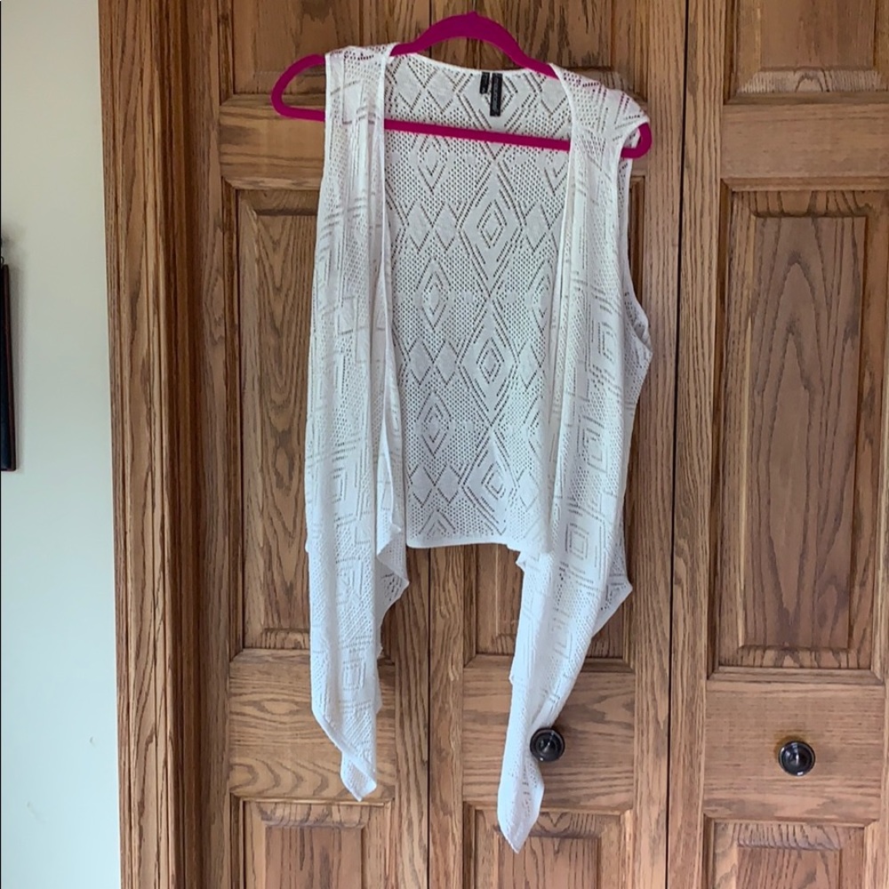 Maurices cream vest